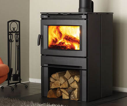 Regency CS2400 Large wood stove fireplace with log space 