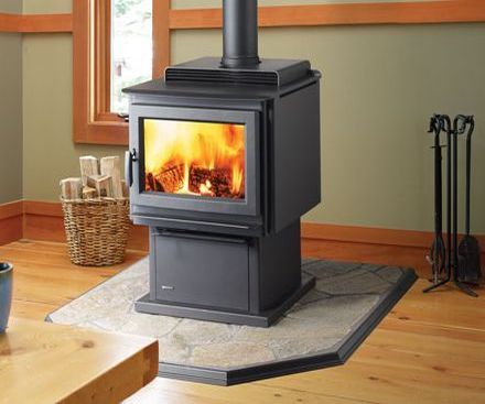 Regency F3500 Wood Stove Fireplace with pedestal 