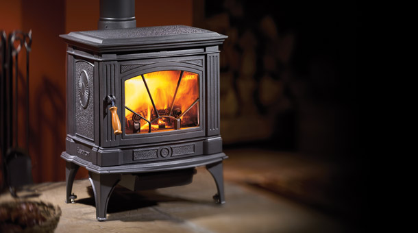 Regency H200 Hampton Cast Iron Free Standing Charcoal Wood Stove Fireplace